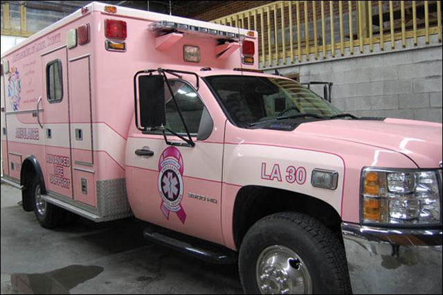 Pink ambulance